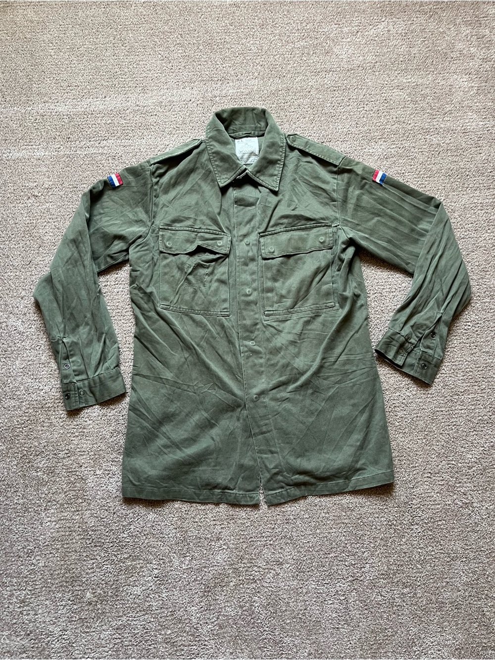 VTG ‘81 Dutch Military Shirt / Jacket